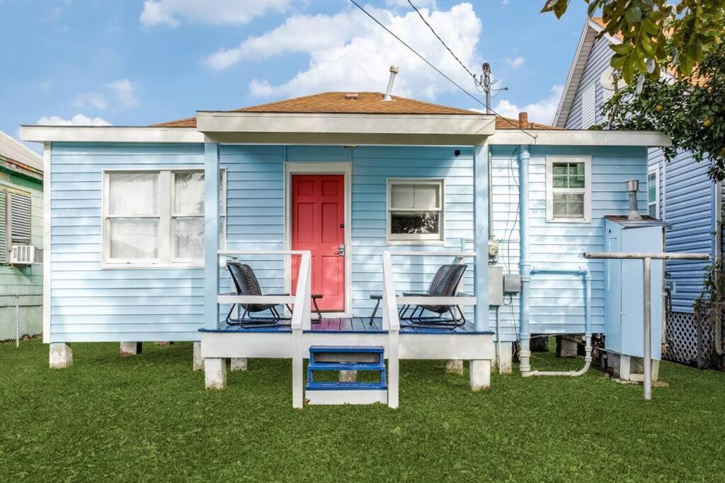 Cozy Sea Breeze Bungalow - 2 Mins To The Beach Galveston Esterno foto